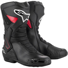 Alpinestars SMX-6 3 DRYSTAR Csizma, fekete/ piros, 2025, mérete 39 motoros csizma