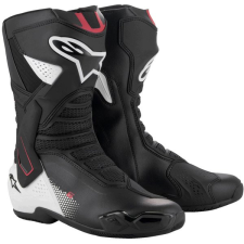 Alpinestars SMX-6 3, fekete/fehér/vörös, 2025, 41-es méret motoros csizma