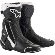 Alpinestars SMX PLUS 2, fekete/fehér, 2025, mérete 47 motoros csizma