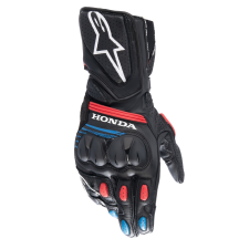 Alpinestars SP-8 Honda kollekció 2025 motoros kesztyű fekete-piros-kék motoros kesztyű