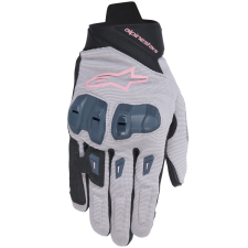 Alpinestars STELLA SP X 1 női motoros kesztyű szürke-fekete-sötétszürke-rózsaszín motoros kesztyű