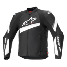 Alpinestars T-GP PLUS R 4 motoros kabát fekete-fehér motoros kabát