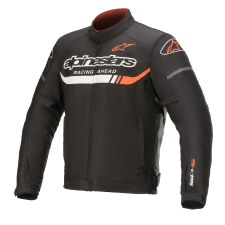 Alpinestars T-SP S Ignition Waterproof motoros kabát fekete-fehér-fluo piros motoros kabát