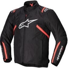 Alpinestars T-SPS 2 Waterproof motorkerékpár kabát fekete-fehér-fluo piros motoros kabát
