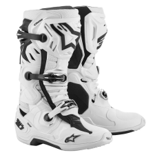 Alpinestars Tech 10 Supervented perforált motoros csizma fehér motoros csizma
