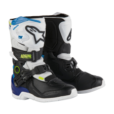 Alpinestars Tech 3S Kids 2024 gyerek motoros csizma fehér-fekete-kék motoros csizma