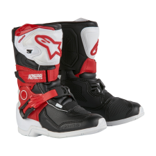 Alpinestars Tech 3S Kids 2024 gyerek motoros csizma fekete-fehér-piros motoros csizma