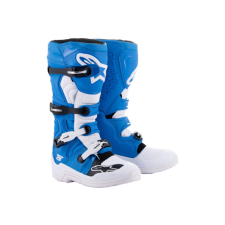 Alpinestars Tech 5 kék / fehér csizma 44 motoros csizma