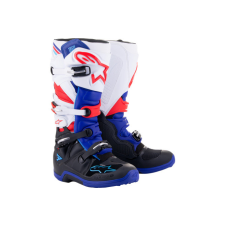  Alpinestars Tech 7 csizma fekete / fehér / piros 45,5 motoros csizma