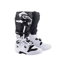 Alpinestars Tech 7 fehér/fekete csizma 43 motoros csizma