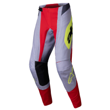 Alpinestars Techstar Melt motocross nadrág piros-szürke motoros nadrág