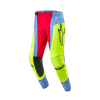 Alpinestars Techstar Ocuri 2024 motokrossz nadrág világoskék-fluo sárga-piros