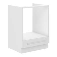 Alsó szekrény beépített tűzhelyhez, fehér, LULA 60 D GAZ BB bútor