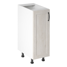  Alsó szekrény, fehér/ északi lucfenyő, bal, ROYAL D30 bútor