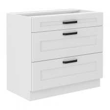  Alsó szekrény, fehér, LULA 80 D 3S BB bútor