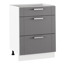  Alsó szekrény, sötétszürke/fehér, JULIA TYP 57 bútor