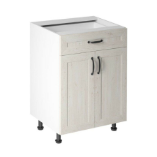  Alsószekrény, fehér/északi sosna, ROYAL D60S1 bútor