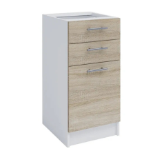  alsószekrény, tölgy sonoma/fehér, FABIANA S - 40SZ2 bútor