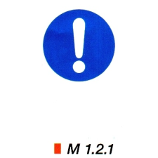  Általános utasítás kiegészítő jelzéssel m 1.2.1 információs tábla, állvány