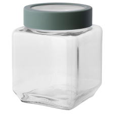 Altom Üveg szögletes doboz fedéllel 500 ml, zöld, 500 ml papírárú, csomagoló és tárolóeszköz