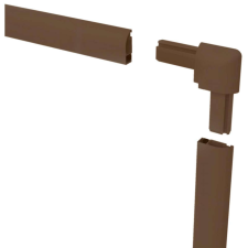  alu ablakszúnyogháló 120x140 barna szúnyogháló