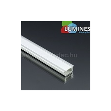 Alu Type-G - Alu süllyeszthető U profil LED szalaghoz, opál burával világítási kellék