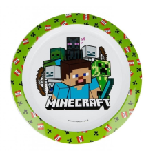 Alum Műanyag tányér - Minecraft, 22 cm (40447) tányér és evőeszköz