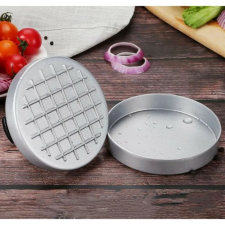  Alumínium Hamburger/húspogácsa készítő 12 cm sütés és főzés