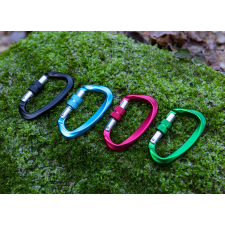  Alumínium karabiner 12KN Zöld barkácsolás, csiszolás, rögzítés