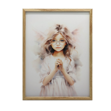 ALUMÍNIUM KERETES FALI PLAKÁT INNOCENT CHARM 40X50 CM grafika, keretezett kép