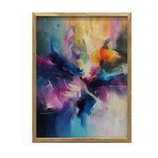 ALUMÍNIUM KERETES FALI PLAKÁT SZÍNES ÁLMOK 70x100 CM grafika, keretezett kép