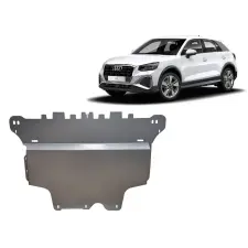  Alumínium motor, sebességváltó, hűtő, első lökhárító védőlemez Audi Q2 - (2021-2026) karosszéria elem