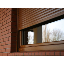 Alumínium redőny, famintás fóliával (aranytölgy, dió, mahagóni) redőny