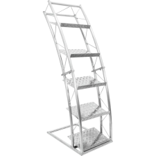 ALUTRUSS Brochure Stand hinged világítás