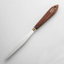  Alveola Rozsdamentes keskeny acél spatula 22,5cm (XS370843) szőrtelenítés