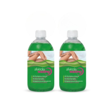 Alveola Waxing gyantázás utáni nyugtató zselé világoszöld, 2x300 ml szőrtelenítés