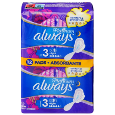 Always Egészségügyi Betét Szárnyas-Platinum 12db intim higiénia