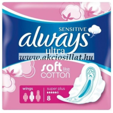 Always egészségügyi betét Ultra Sensitive Super Plus 8 db intim higiénia