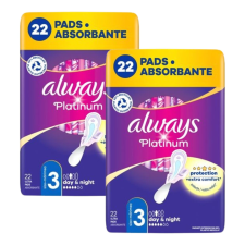 Always Platinum Day &amp; Night egészségügyi Betét 2x22db intim higiénia