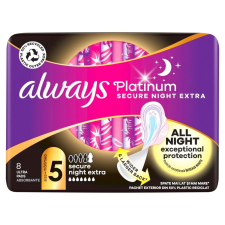 Always Platinum Secure Night Extra egészségügyi Betét 8db intim higiénia