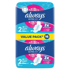 Always Ultra Day Super szárnyas egészségügyi Betét 16db intim higiénia