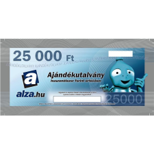 Alza .hu ajándékutalvány termék vásárlására 25 000 Ft értékben ajándéktárgy