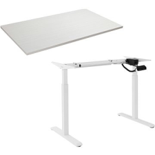 AlzaErgo Table ET2 fehér + TTE-12 120x80 cm fehér tölgy asztallap íróasztal