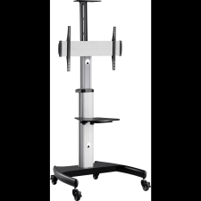 AlzaErgo TV Cart TC110S Advanced 37"-70" ezüst (APW-EGTC110S) tv állvány és fali konzol