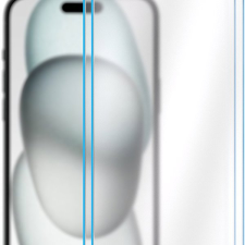 AlzaGuard Case Friendly Glass iPhone 15 2.5D üvegfólia - 2db mobiltelefon kellék