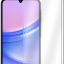 AlzaGuard Case Friendly Glass Samsung Galaxy A15 2.5D üvegfólia - 2db mobiltelefon kellék