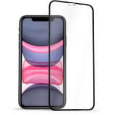 AlzaGuard FullCover Glass Protector iPhone 11 / XR 2.5D üvegfólia mobiltelefon kellék