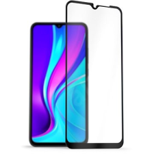 AlzaGuard FullCover Glass Protector Xiaomi Redmi 9A / 9C 2.5D üvegfólia - fekete mobiltelefon kellék