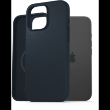AlzaGuard Genuine Leather iPhone 16 Pro Max MagSafe kék tok (AGD-GLCM12L) tok és táska
