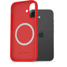 AlzaGuard iPhone 16 Silicone Case Compatible with Magsafe piros tok (AGD-PCMS23R) tok és táska